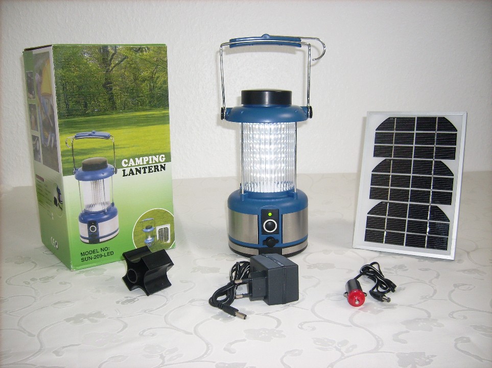 Solar Lampe 36 LED mit 3W Solarfeld