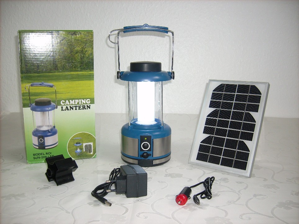 Solar Lampe 36 LED mit 3W Solarfeld